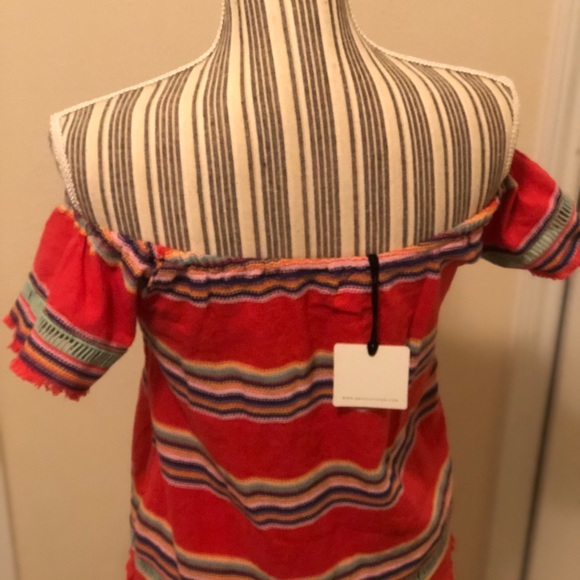 NWT dRA striped off shoulder blouse - Picture 5 of 8